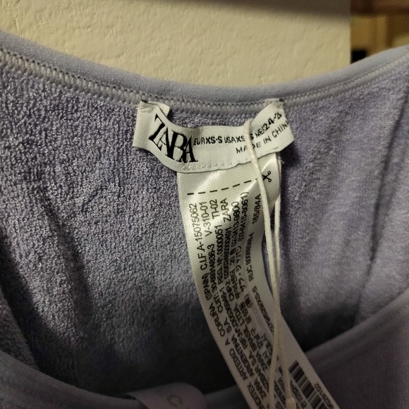 Zara NWT Periwinkle Body Suit - Picture 3 of 7